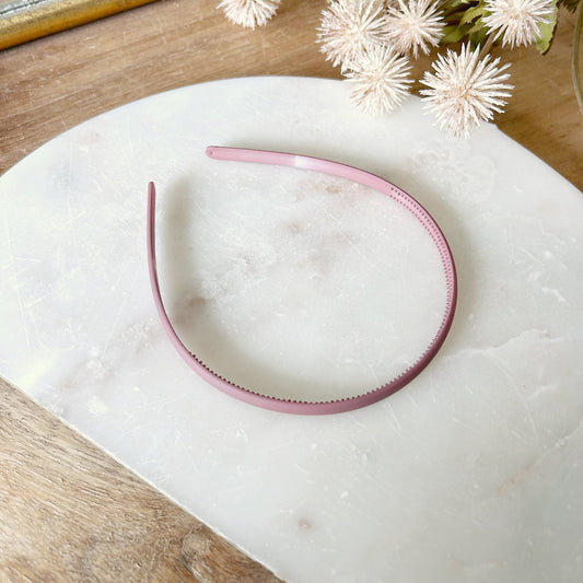 Matte Headband - Mauve