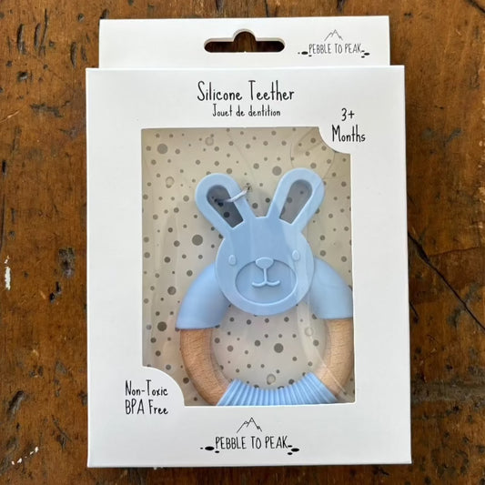 Bunny Teether - Baby Blue