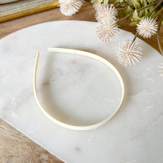 Matte Headband - Ivory