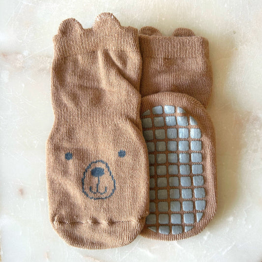 Baby Grip Socks - Bear