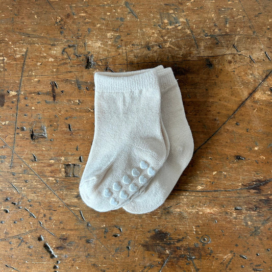 Cotton Baby Socks (2 pairs) - Sand