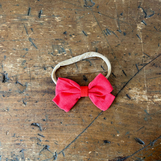 Baby Bow Headband - Watermelon