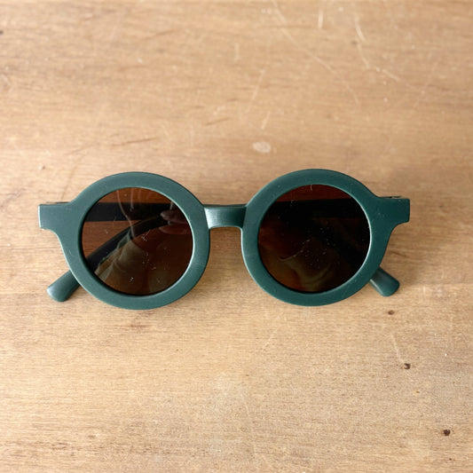 Toddler Round Sunglasses - Forest Green