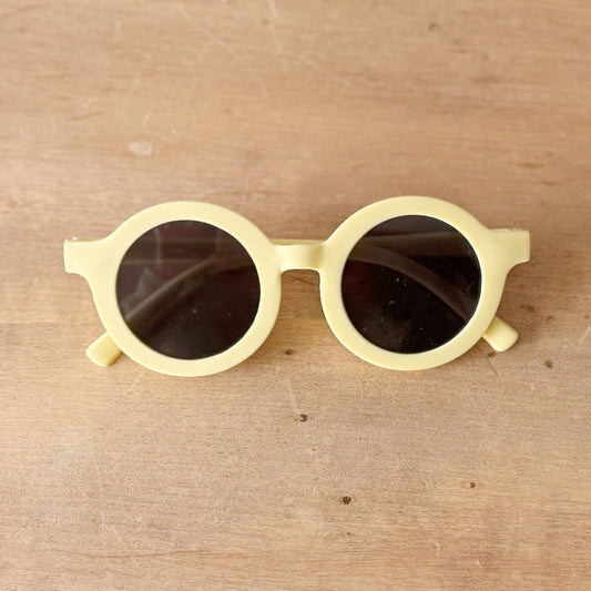 Toddler Round Sunglasses - Butter Yellow