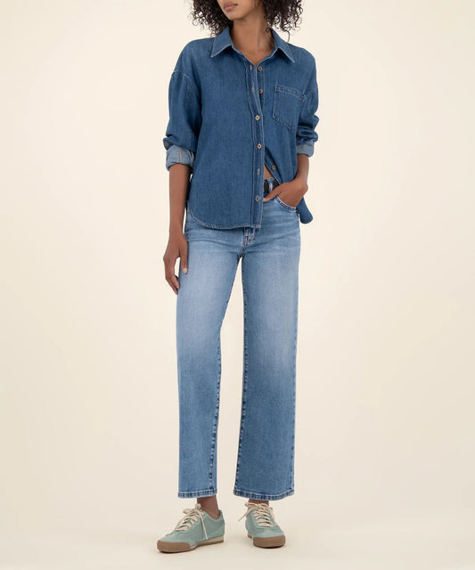 Charlotte High-Rise Wide Leg - Incontestable Wash