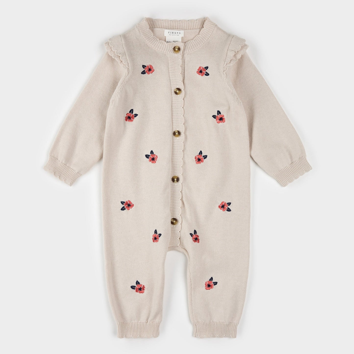 Knit Sweater Playsuit - Poppy