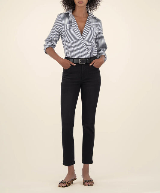 Rachael High Rise Mom Jean - Uplifting Wash