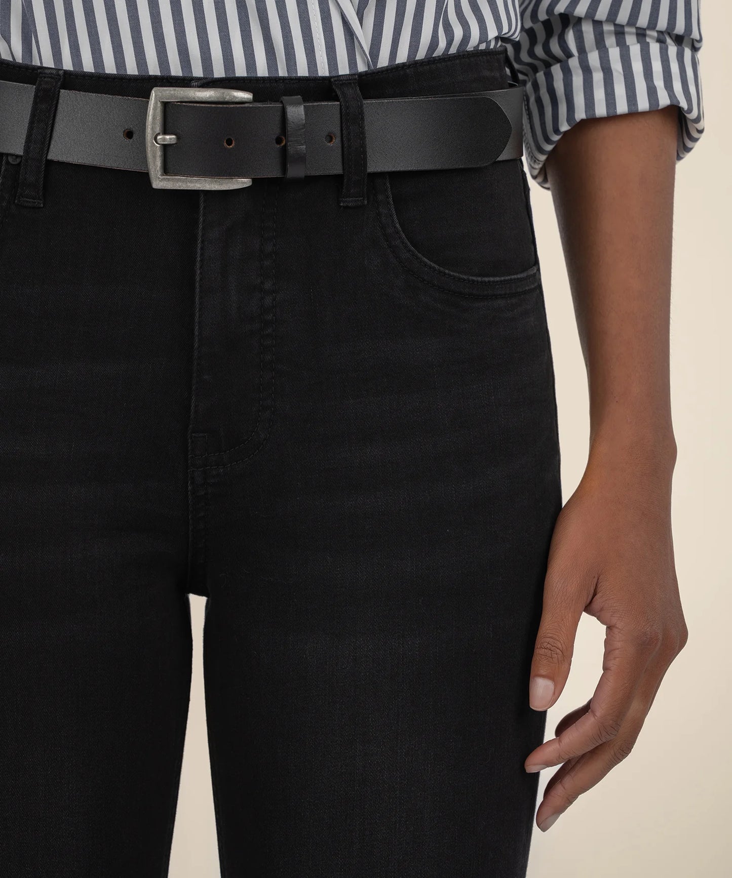 Rachael High Rise Mom Jean - Uplifting Wash
