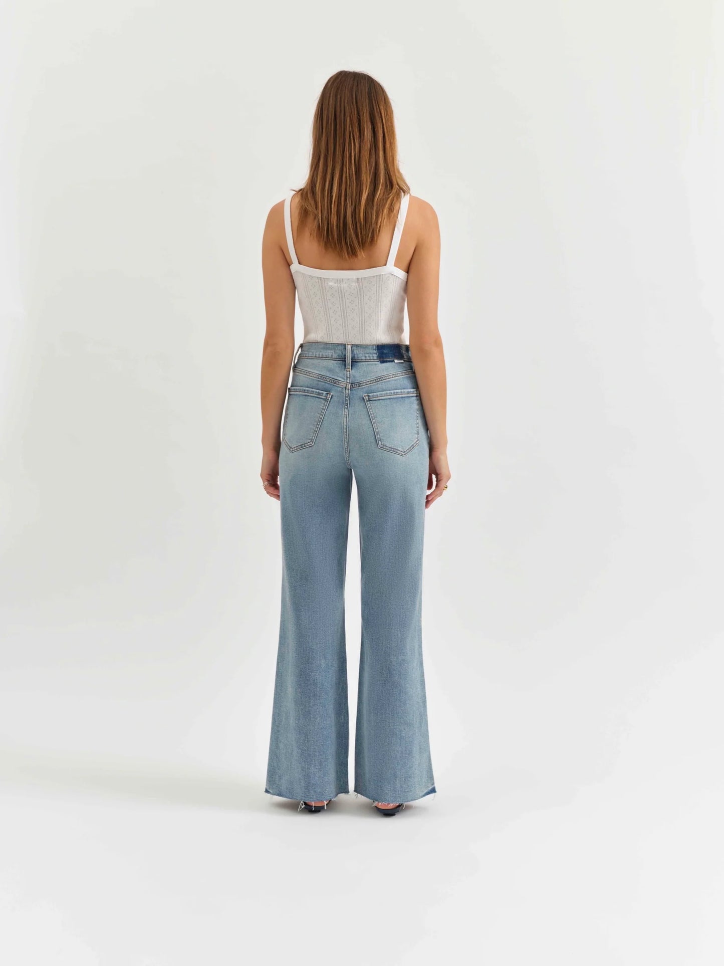 Far Out High Rise Wide Leg - Fools Gold