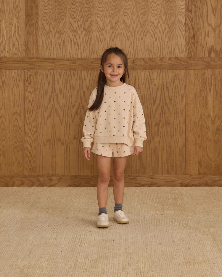 Boxy Pullover - Hearts