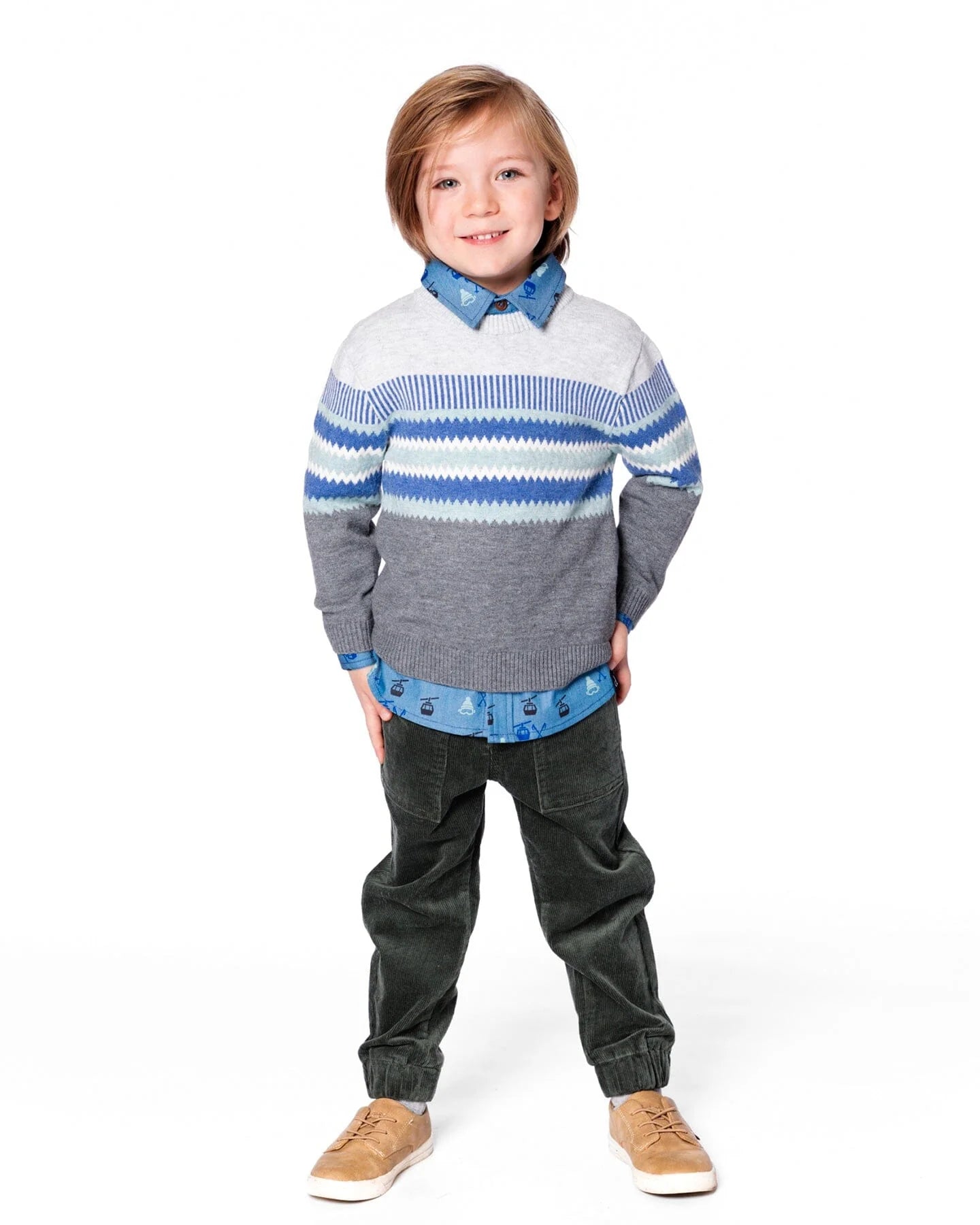 Corduroy Jogger Pants - Forest Green