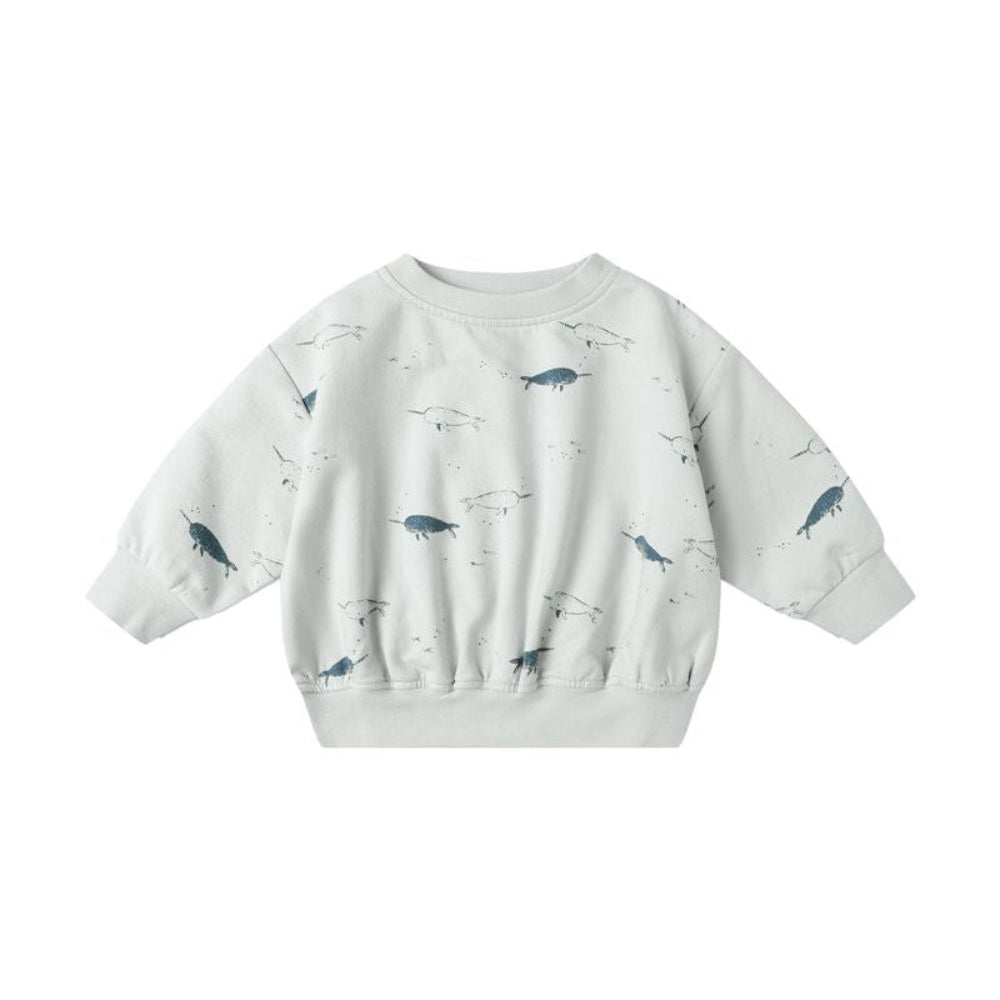 Relaxed Fleece Sweatshirt - Narwhals