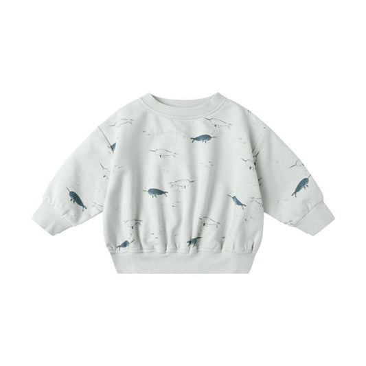 Relaxed Fleece Sweatshirt - Narwhals