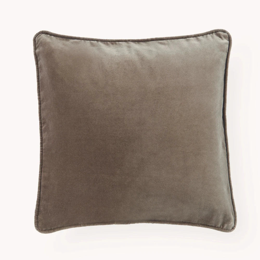 Velvet Pillow - Truffle