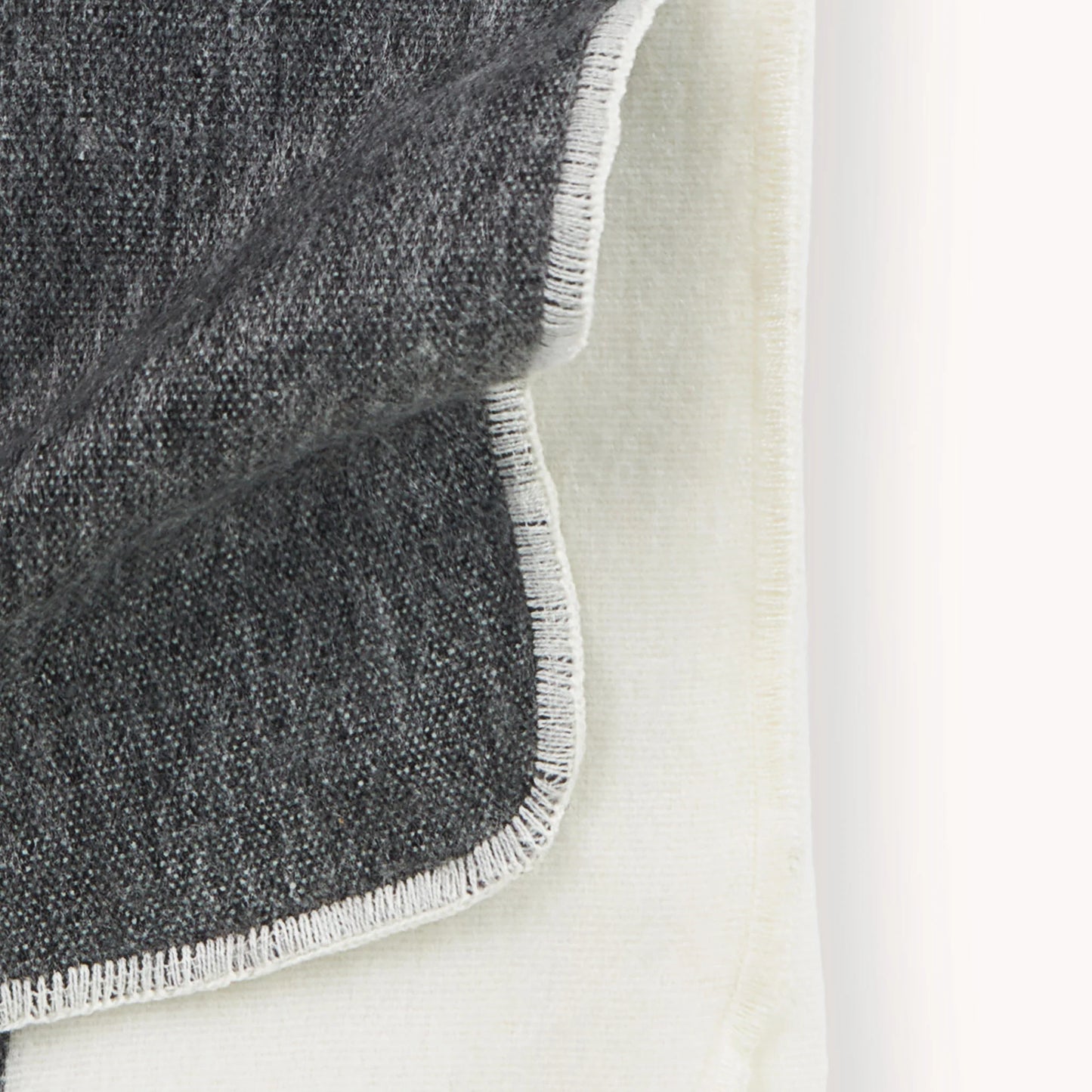 Alpaca Throw Blanket - Raven Stripe