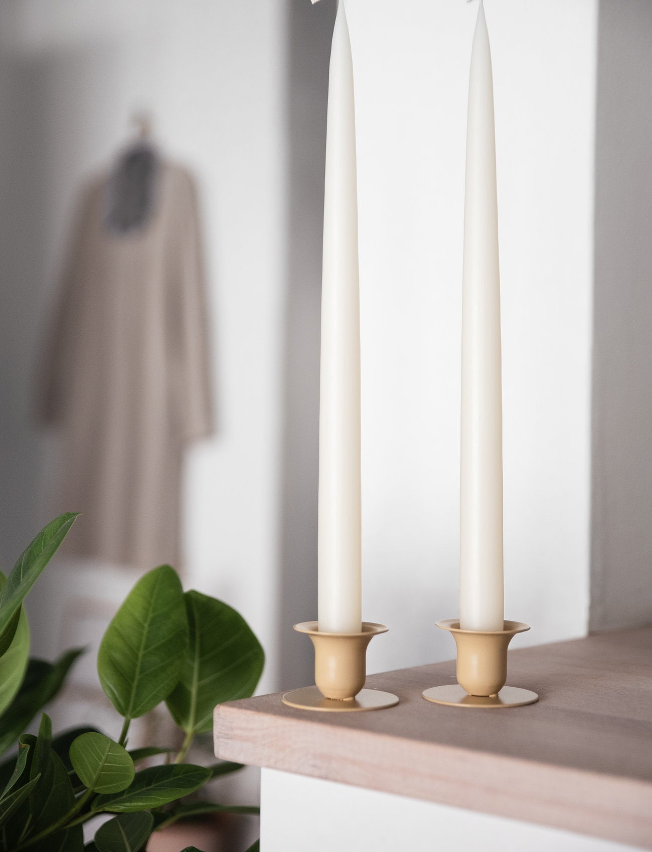 Taper Candles (set of 2) - Ivory