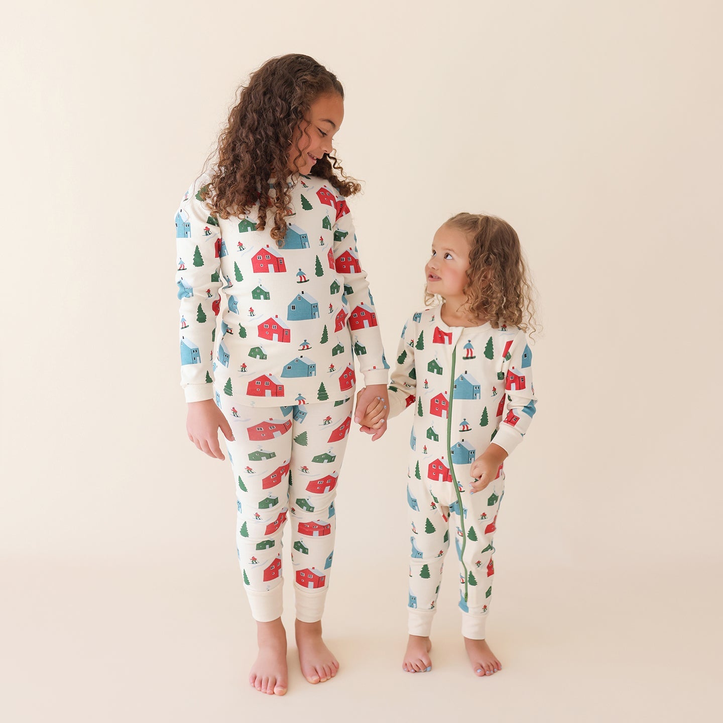 Organic Kids’ Holiday Pajamas - Alpine