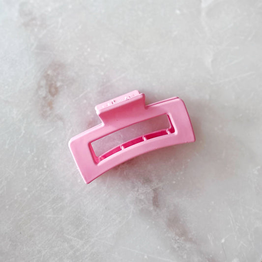 Cutout Claw Clip - Pink