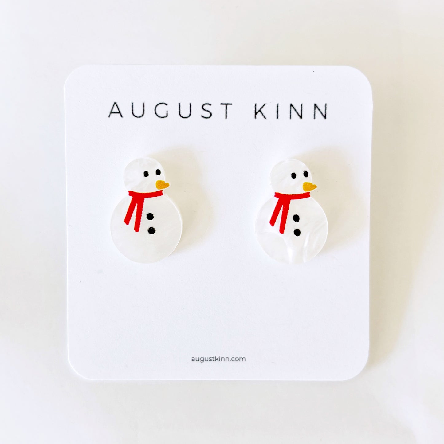 Stud Earrings - Snowmen