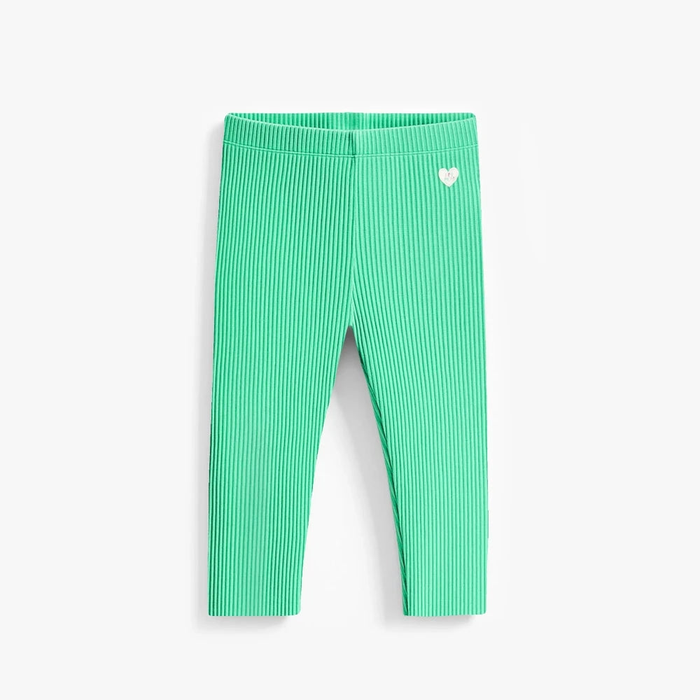Ribbed Knit Legging - Turquoise