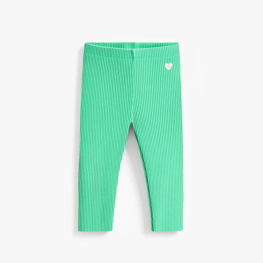 Ribbed Knit Legging - Turquoise