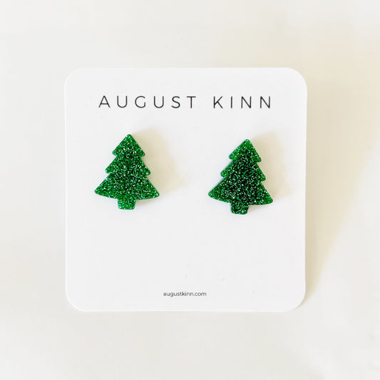 Stud Earrings - Trees