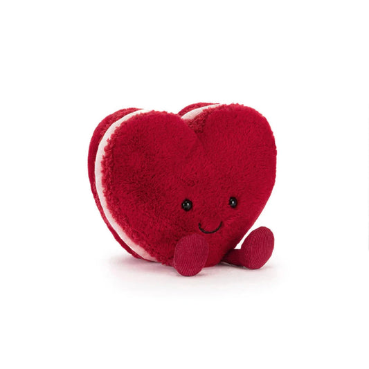 Amuseables Arlette Heart Macaron - Red