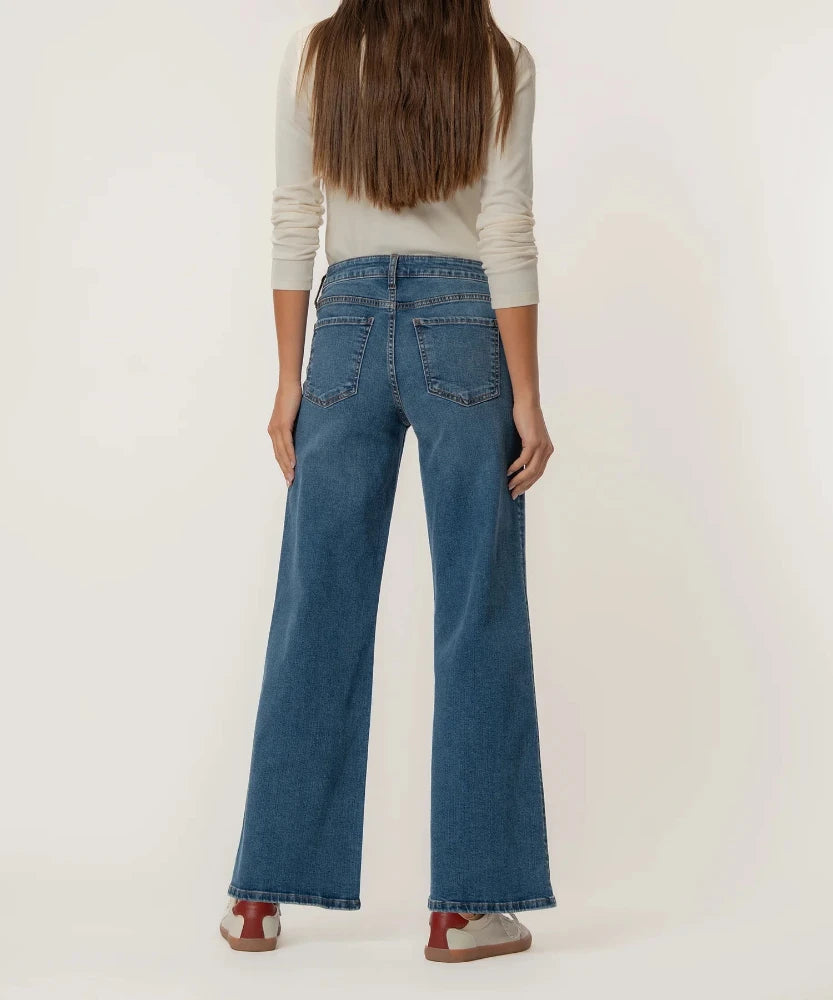 Maya High Rise Wide Leg - Generous Wash