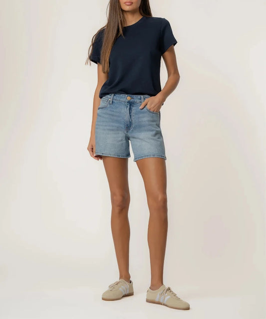 Jane High Rise Jean Short - Peaceful Wash