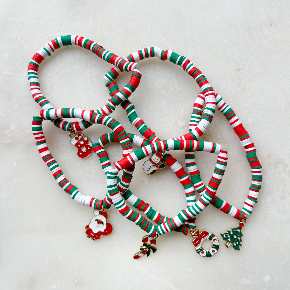 Holiday Beaded Bracelets
