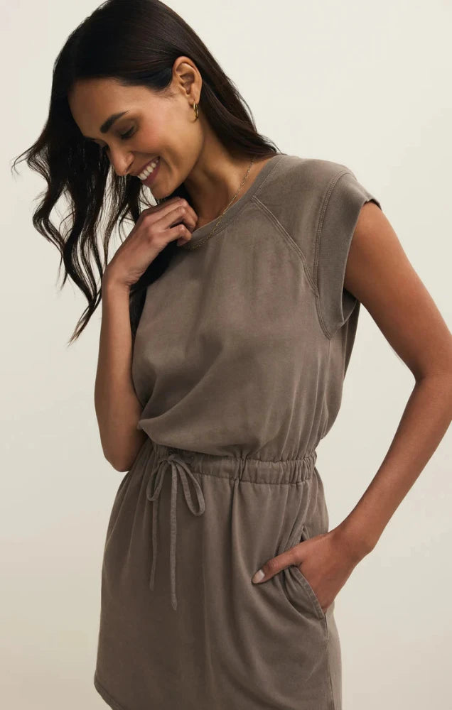 Kalani Mini Dress - Perfectly Taupe