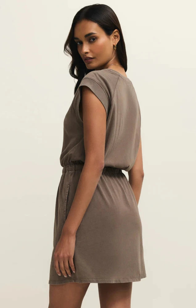 Kalani Mini Dress - Perfectly Taupe