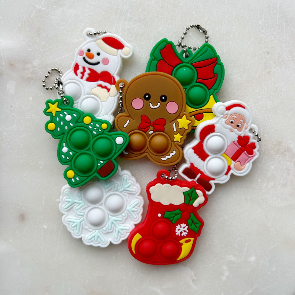 Holiday Pop-it Keychain