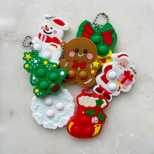 Holiday Pop-it Keychain