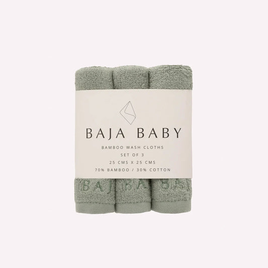 Washcloth (3 pack) - Sage