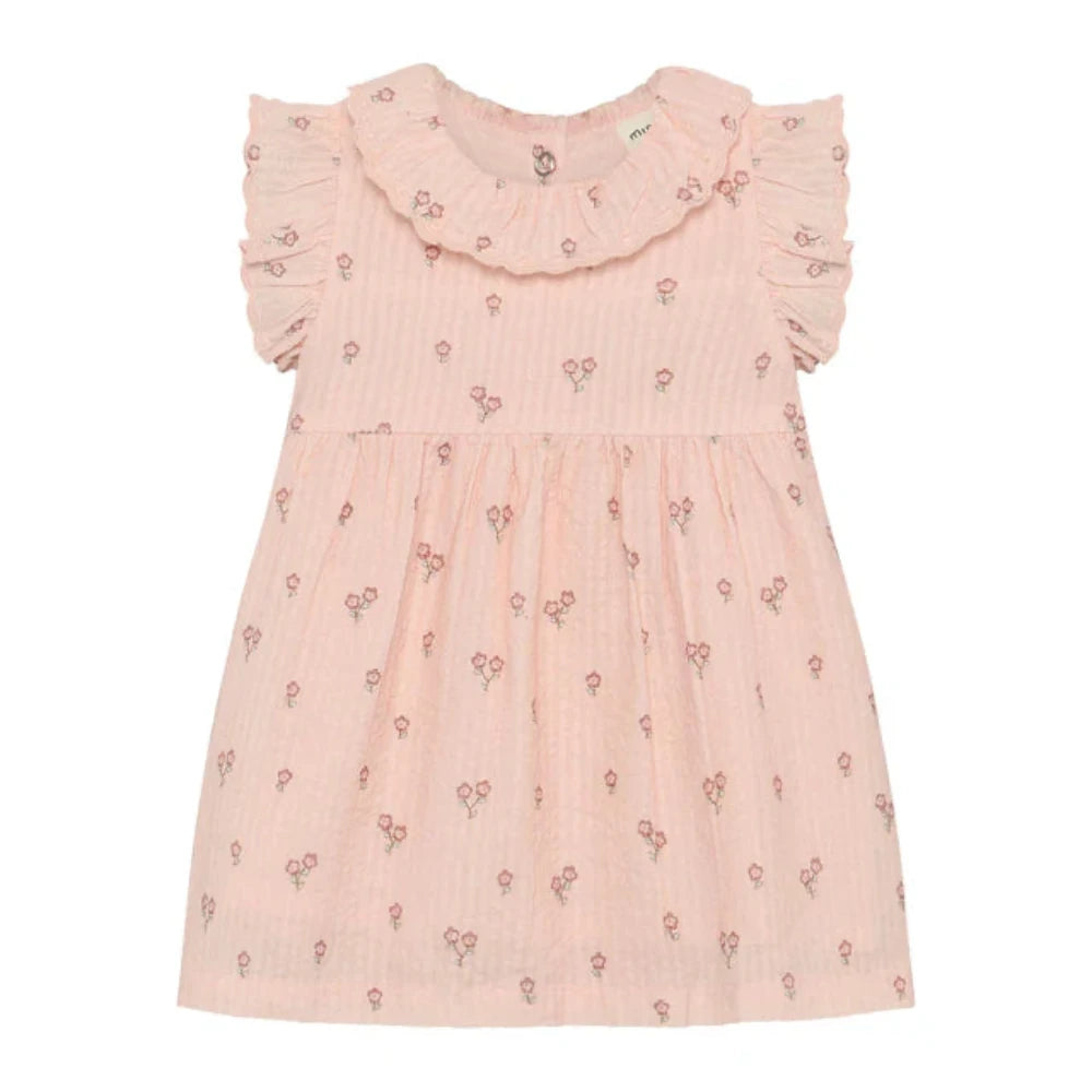 Ruffle Sleeve Dress - Flowers