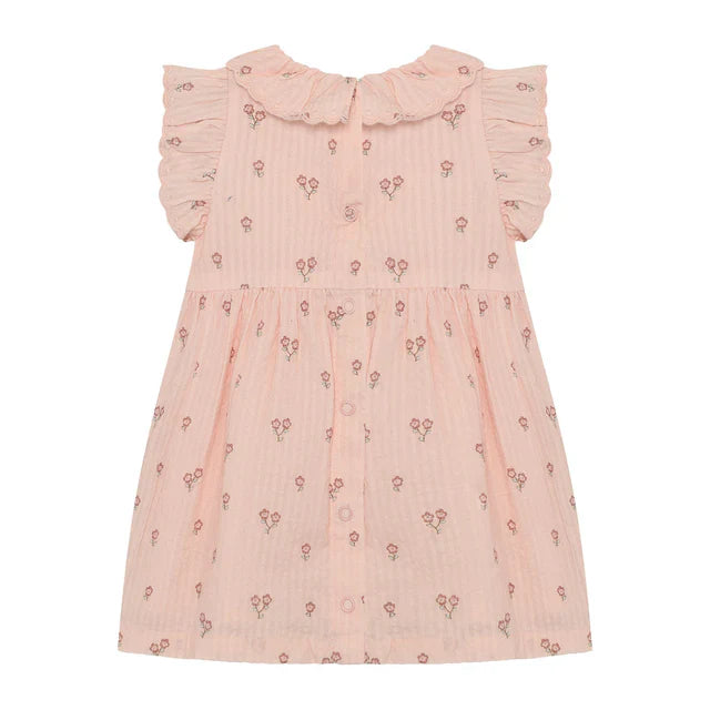 Ruffle Sleeve Dress - Flowers