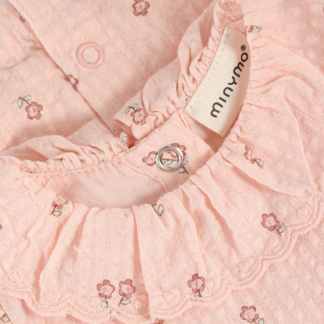 Ruffle Sleeve Dress - Flowers