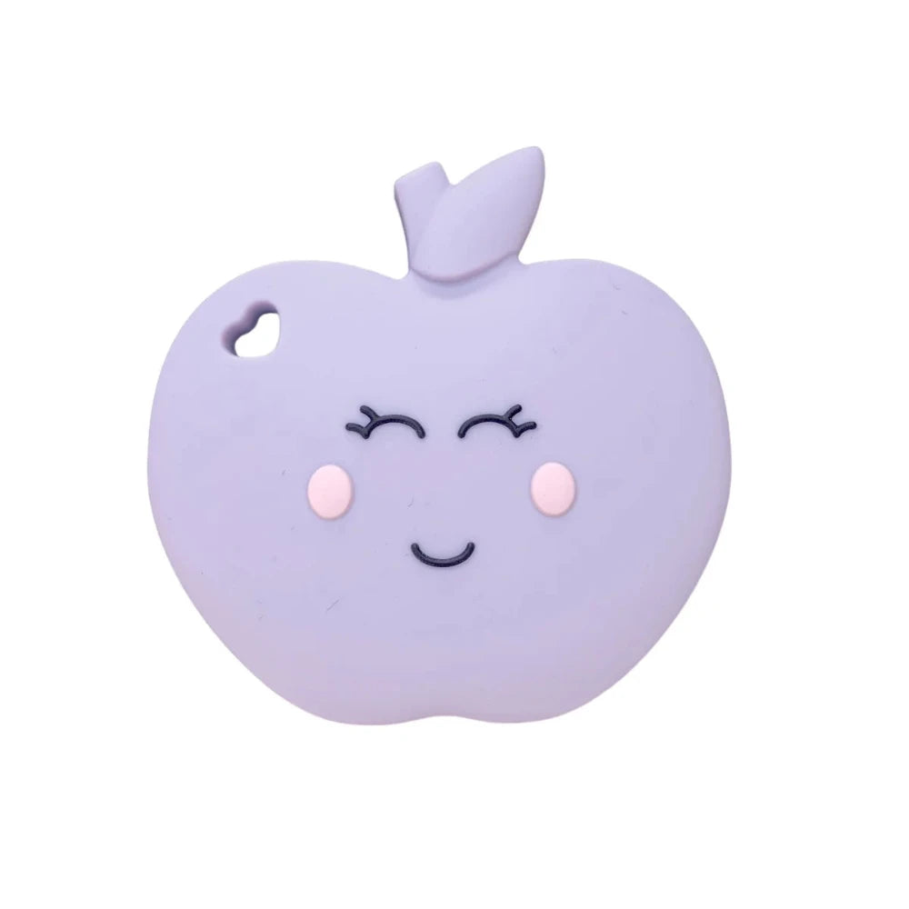 Silicone Apple Teether - Lilac