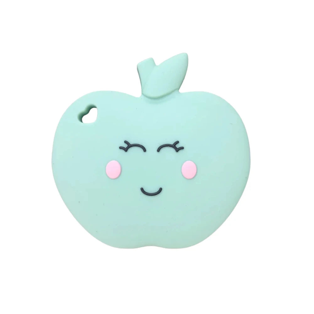 Silicone Apple Teether - Mint