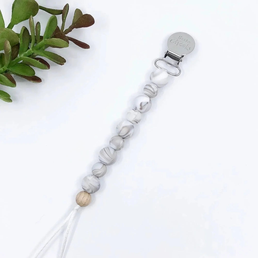 Pacifier Clip - Marble