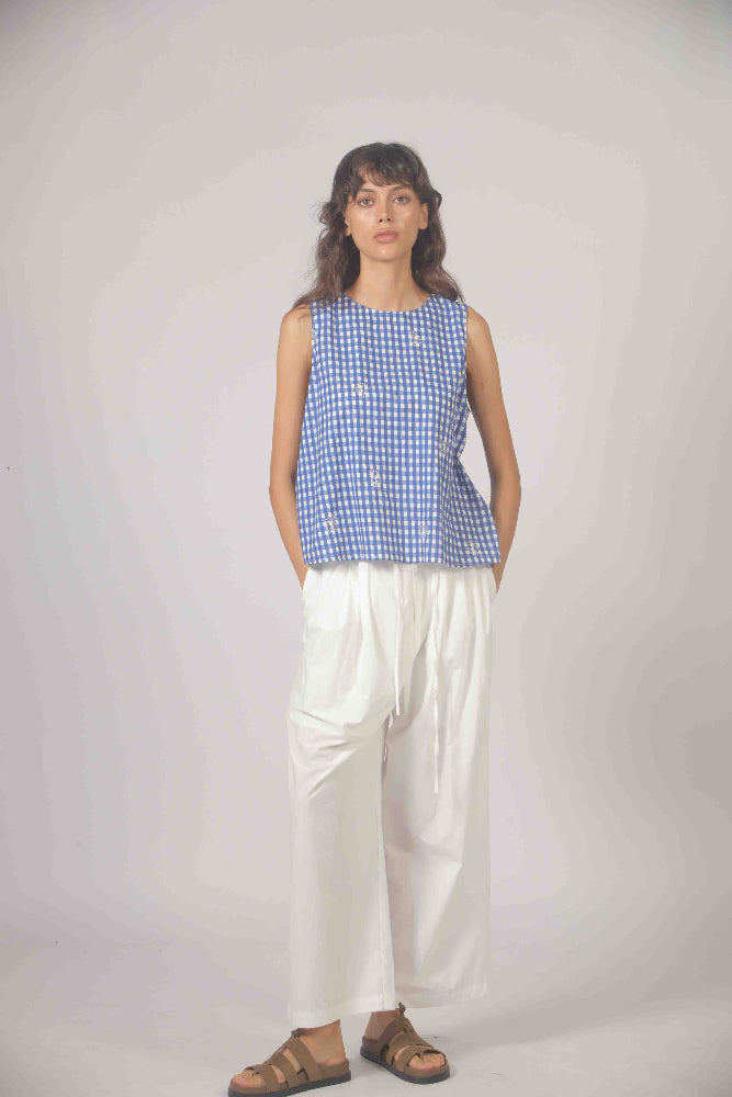 Cotton Pants - White