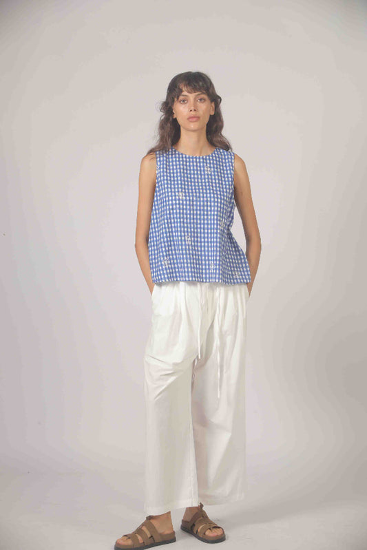 Cotton Pants - White