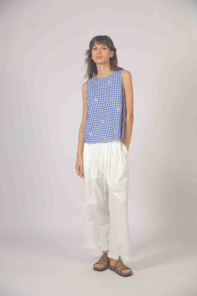 Cotton Pants - White