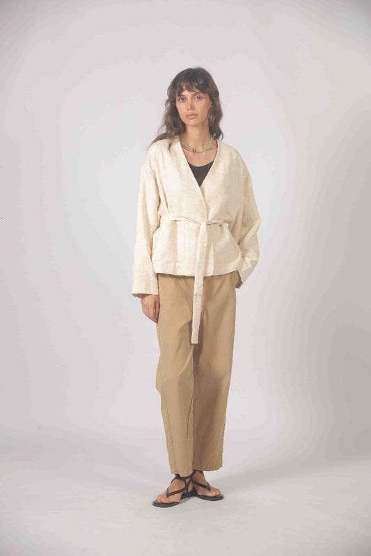 Cotton Pants - Camel