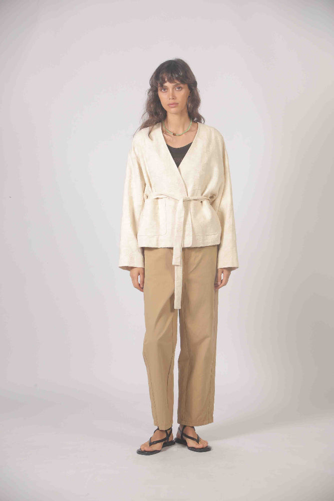 Cotton Pants - Camel
