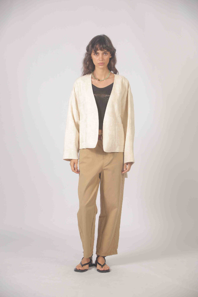 Cotton Pants - Camel