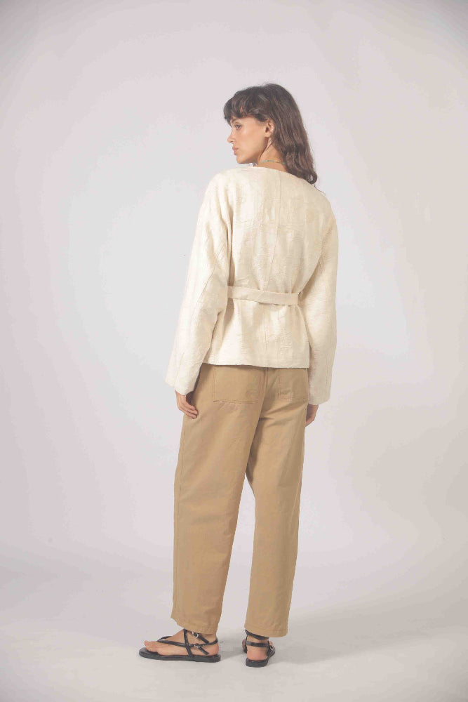 Cotton Pants - Camel