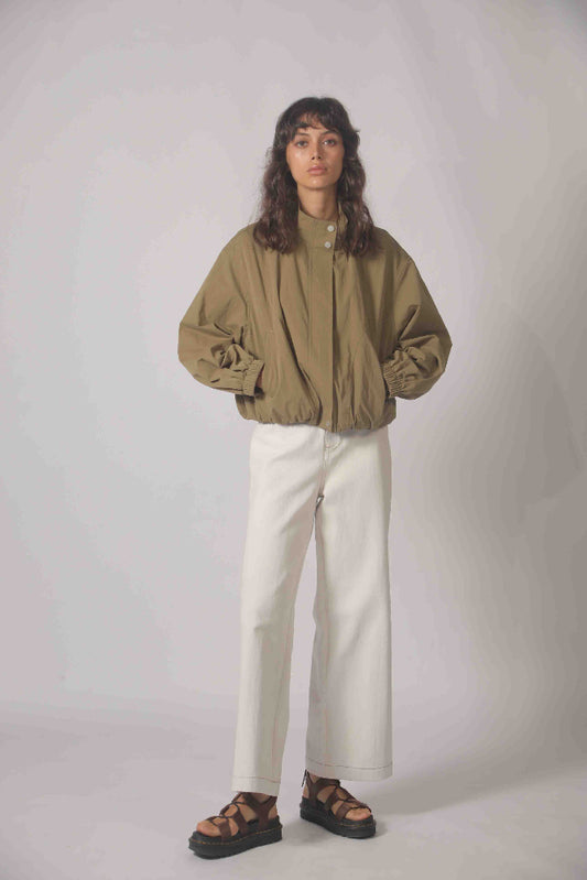 Bomber Jacket - Khaki Green