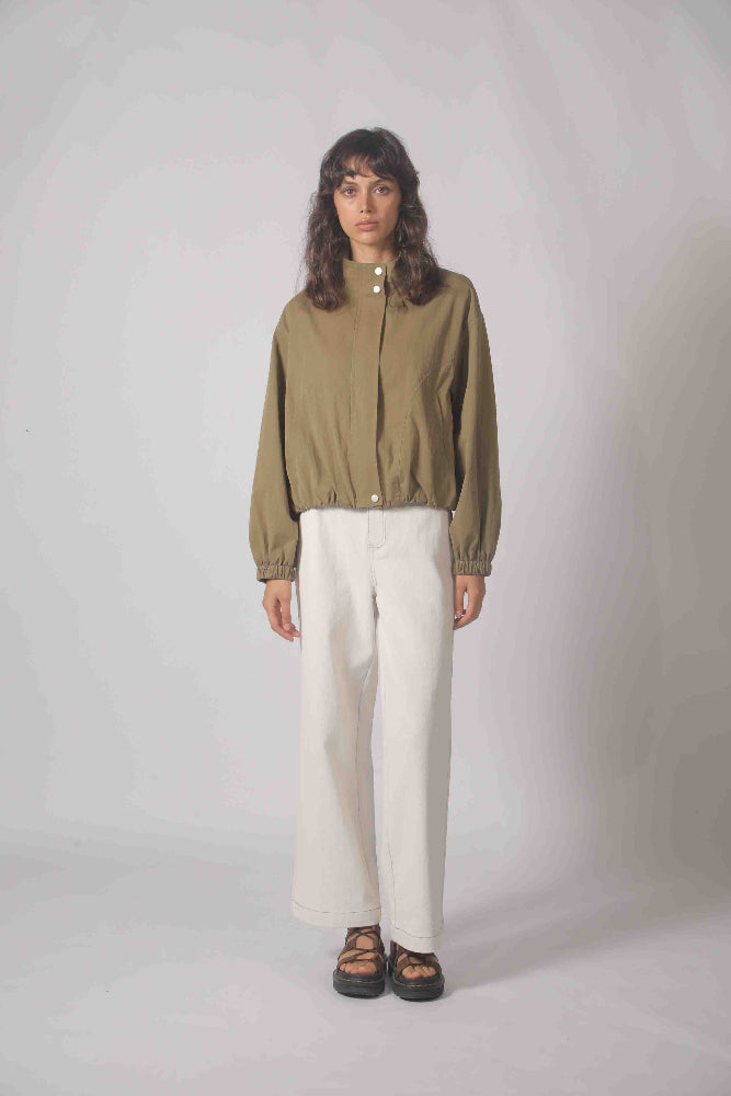 Bomber Jacket - Khaki Green